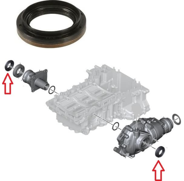 Seal differential-shaft 010 25620B