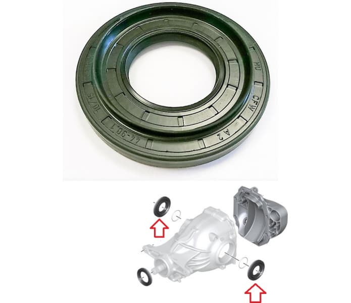 Seal differential-shaft 010 33294B