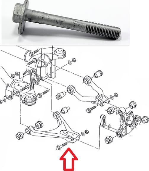 Bolt eccentric WHT001661