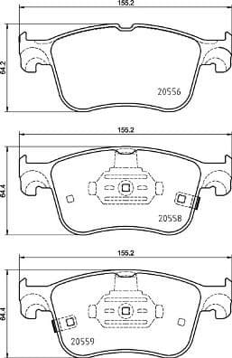 Brake Pad Set, disc brake PRIME LINE P24218