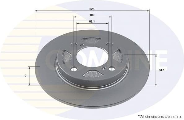 Brake Disc COATED ADC4048