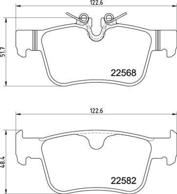 Brake Pad Set, disc brake PRIME LINE P86030
