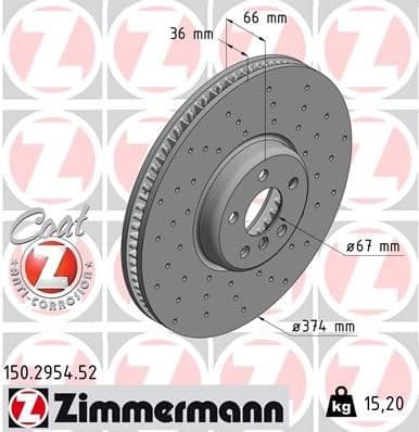 Brake Disc SPORT BRAKE DISC Z 150.2954.52