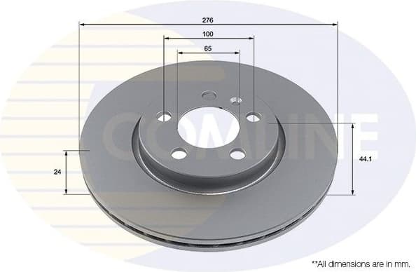 Brake Disc COATED ADC2992V