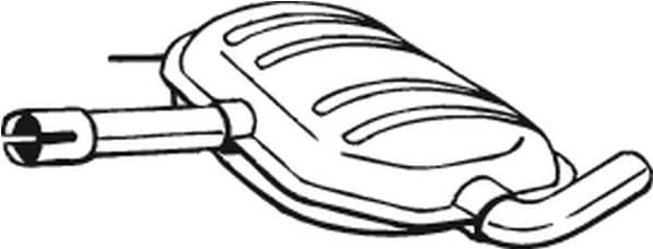 Centre Muffler 233-487