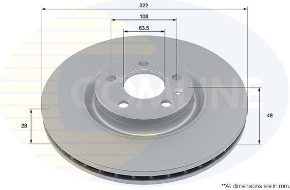 Brake Disc COATED ADC2915V