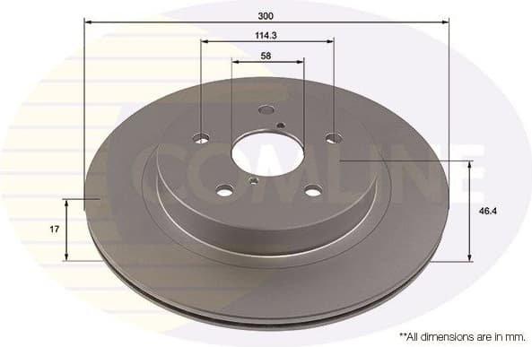 Brake Disc COATED ADC4098V