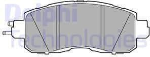 Brake Pad Set, disc brake LP3251