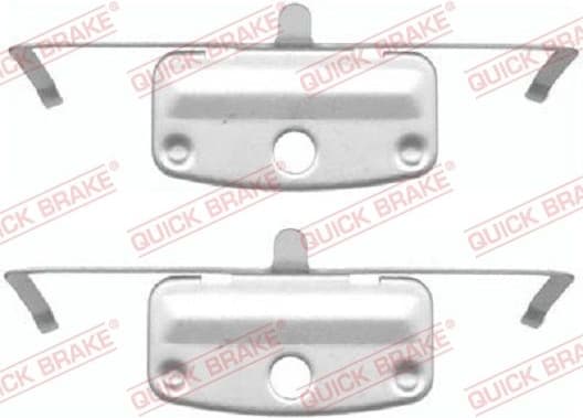 Brake pads accessory kit 109-1644 - image 2