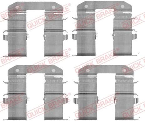 Brake pads accessory kit 109-1734 - image 2