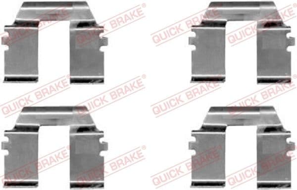 Brake pads accessory kit 109-1232 - image 2