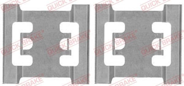 Brake pads accessory kit 109-1688 - image 2