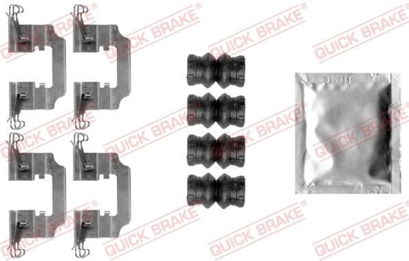 Brake pads accessory kit 109-0008 - image 2