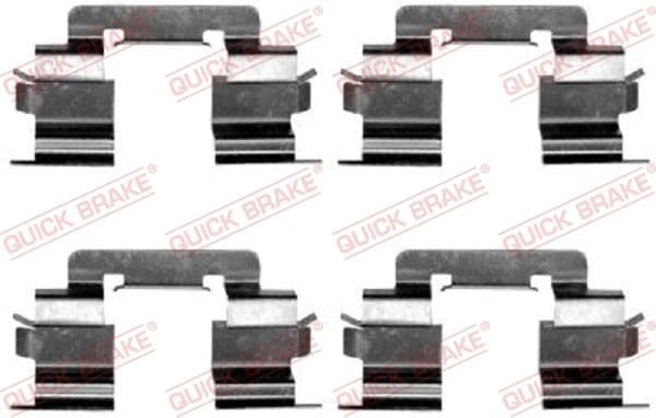 Brake pads accessory kit 109-1216 - image 2