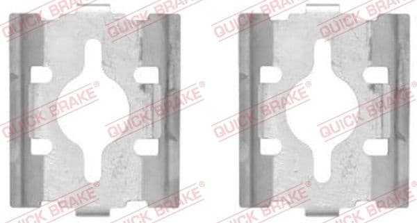 Brake pads accessory kit 109-1600 - image 2