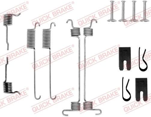 Brake shoes accessory kit 105-0772 - image 2
