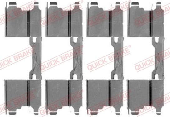 Brake pads accessory kit 109-1762 - image 2