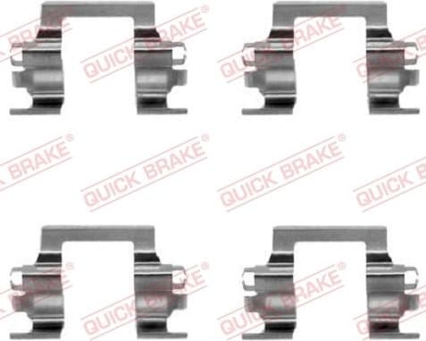 Accessory Kit, disc brake pad 109-1117 - image 2