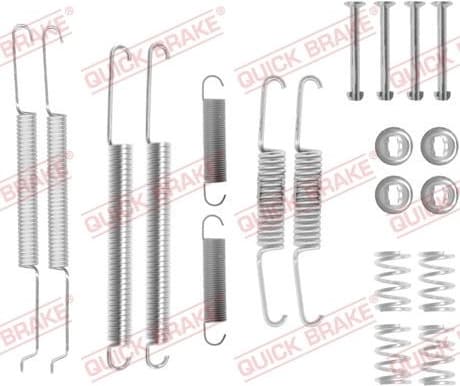Accessory Kit, brake shoes 105-0726 - image 2