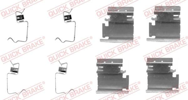 Brake pads accessory kit 109-1218 - image 2