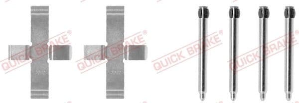 Accessory Kit, disc brake pad 109-1076 - image 2