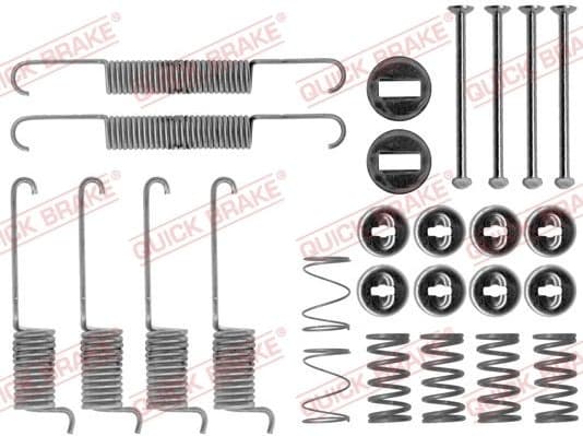 Accessory Kit, brake shoes 105-0715 - image 2