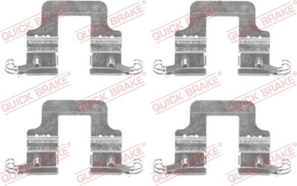 Brake pads accessory kit 109-1766 - image 2