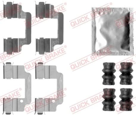 Accessory Kit, disc brake pad 109-1806 - image 2