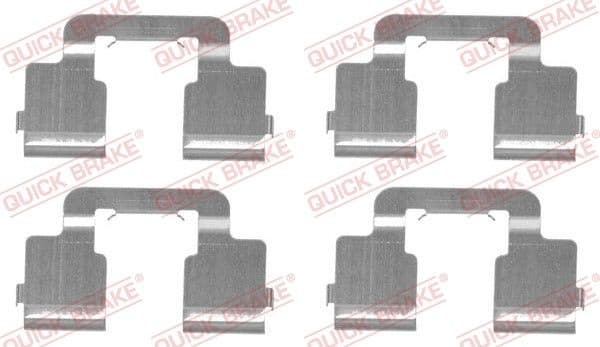 Brake pads accessory kit 109-1733 - image 2