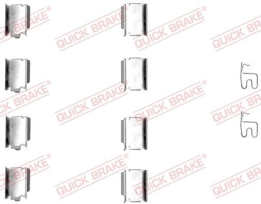 Brake pads accessory kit 109-1246 - image 2