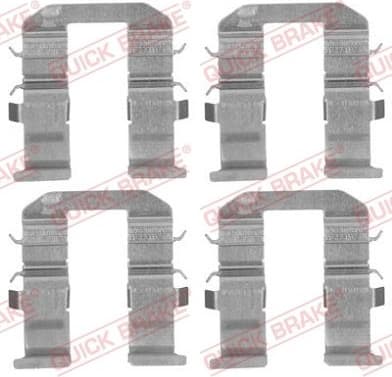 Accessory Kit, disc brake pad 109-1758 - image 2