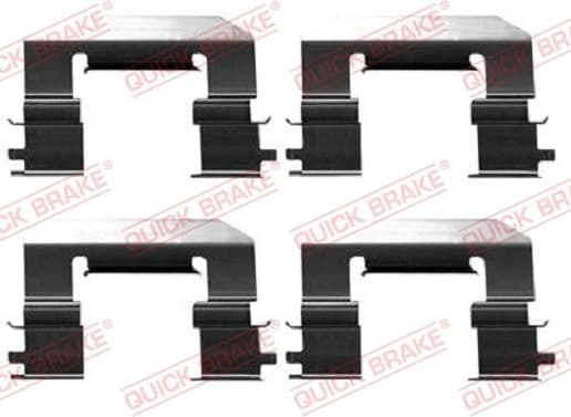 Brake pads accessory kit 109-0023 - image 2