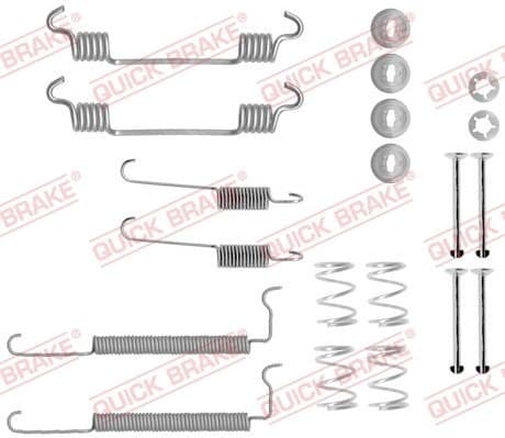 Brake shoes accessory kit 105-0710 - image 2