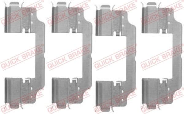 Accessory Kit, disc brake pad 109-1716 - image 2