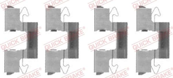 Accessory Kit, disc brake pad 109-1714 - image 2