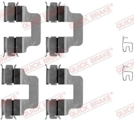 Accessory Kit, disc brake pad 109-1245 - image 2
