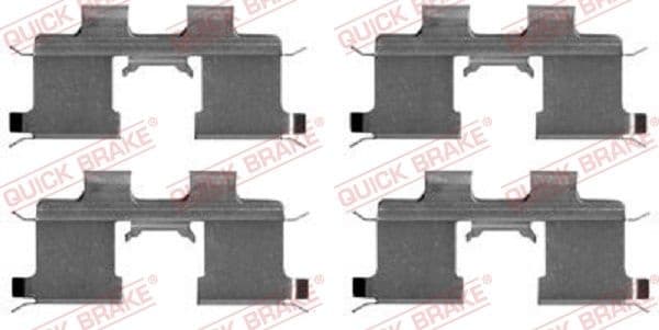 Brake pads accessory kit 109-1667 - image 2