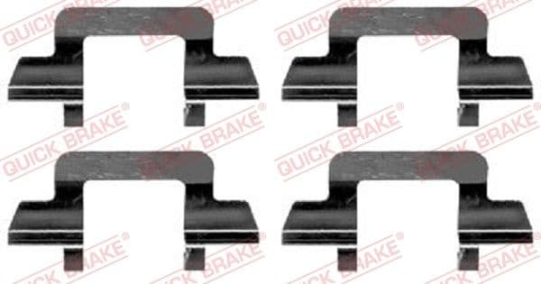 Brake pads accessory kit 109-1243 - image 2