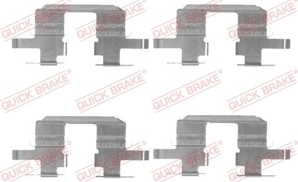 Brake pads accessory kit 109-1711 - image 2
