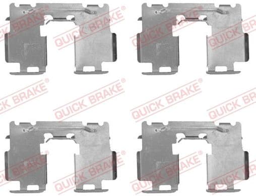 Brake pads accessory kit 109-1760 - image 2