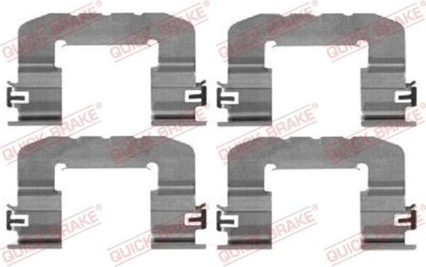 Brake pads accessory kit 109-0017 - image 2