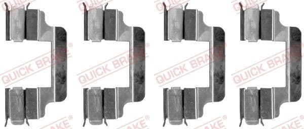 Brake pads accessory kit 109-1230 - image 2