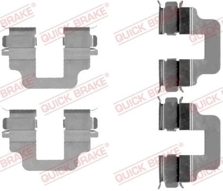 Brake pads accessory kit 109-1712 - image 2