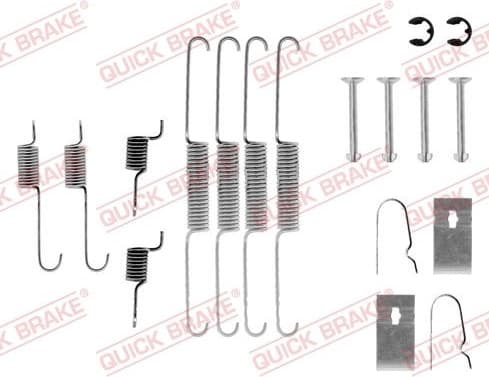 Accessory Kit, brake shoes 105-0636 - image 2