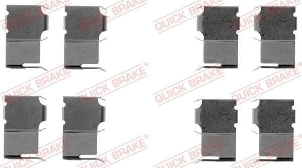 Accessory Kit, disc brake pad 109-1063 - image 2