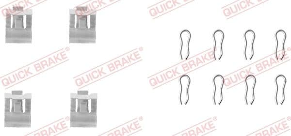 Accessory Kit, disc brake pad 109-1055 - image 2