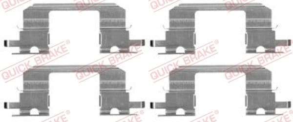 Accessory Kit, disc brake pad 109-1672 - image 2