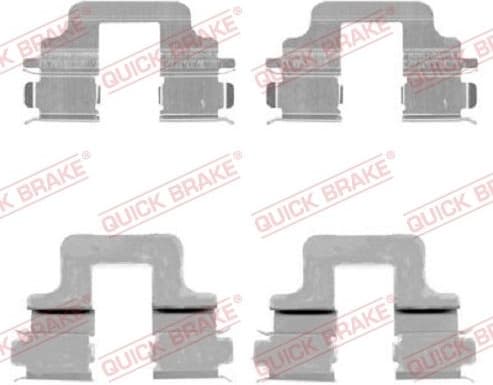 Accessory Kit, disc brake pad 109-1731 - image 2