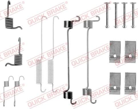 Accessory Kit, brake shoes 105-0676 - image 2