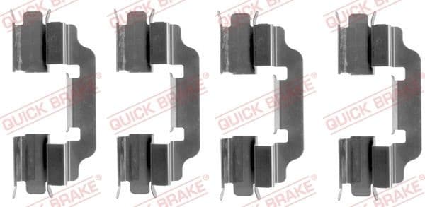 Accessory Kit, disc brake pad 109-1601